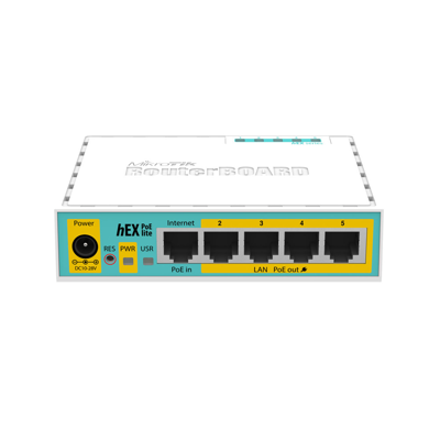 روتر میکروتیک RB750UP hEX PoE lite