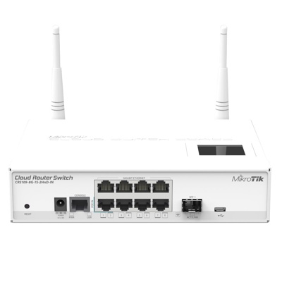 روتر سوئیچ میکروتیک CRS109-8G-1S-2HnD-IN